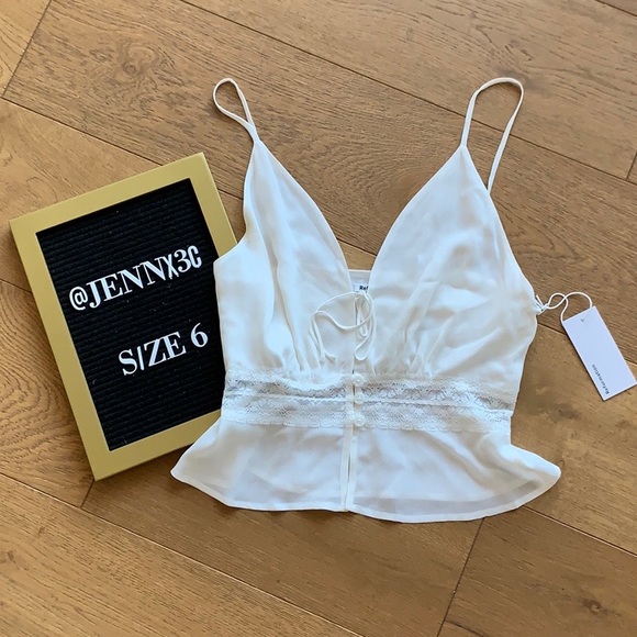 ❌[SOLD]❌🎉Host Pick🎉 NWT Reformation Penny Top - Picture 7 of 8